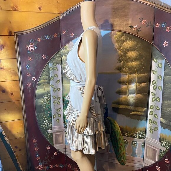 Gap dress sleeveless with ruffles Size Small - Picture 3 of 4